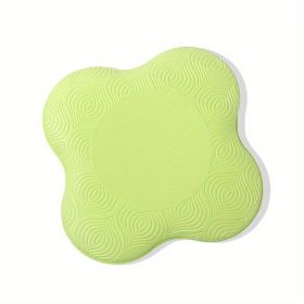1pair Yoga Knee Elbow Joint Protection Pad; Portable Fitness Exercise Thickened Non-slip Yoga Mat; Yoga Pilates Fitness Equipment For Home Gym Tr (Color: Green)