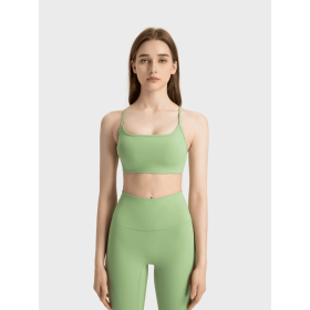 JupiterGear Crisscross Cami (Color: Yellow-Green, size: 4)